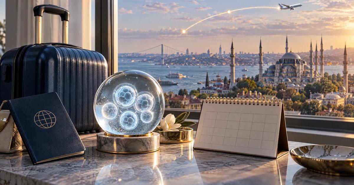 Dondurulmuş Embriyo Transferi İçin Türkiye’ye Seyahat: Süre, Adımlar ve Hazırlık