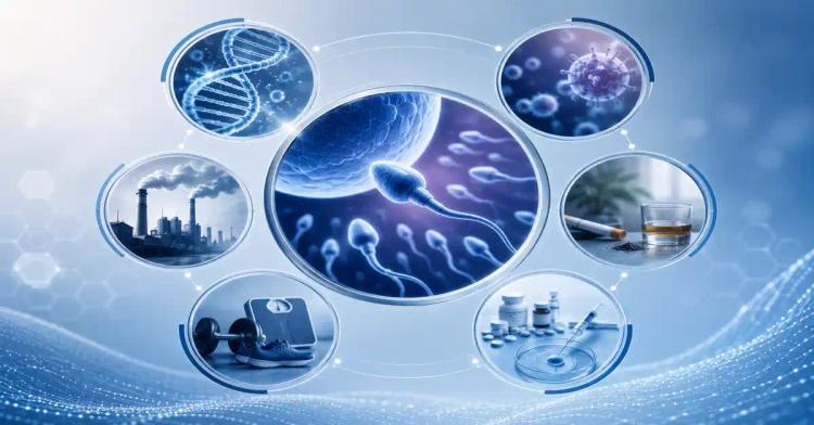 قلة عدد الحيوانات المنوية: العوامل الوراثية، البيئية، وخيارات العلاج